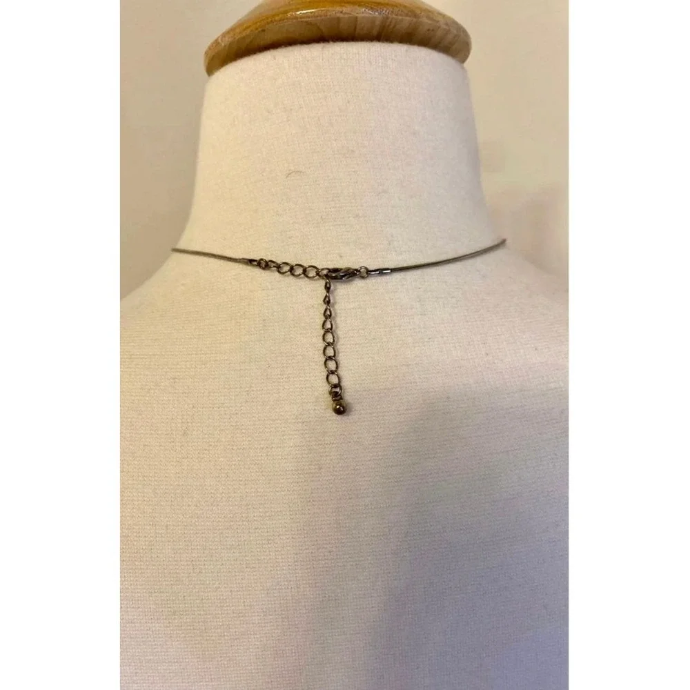 Retro Cubic Zirconium Necklace‎